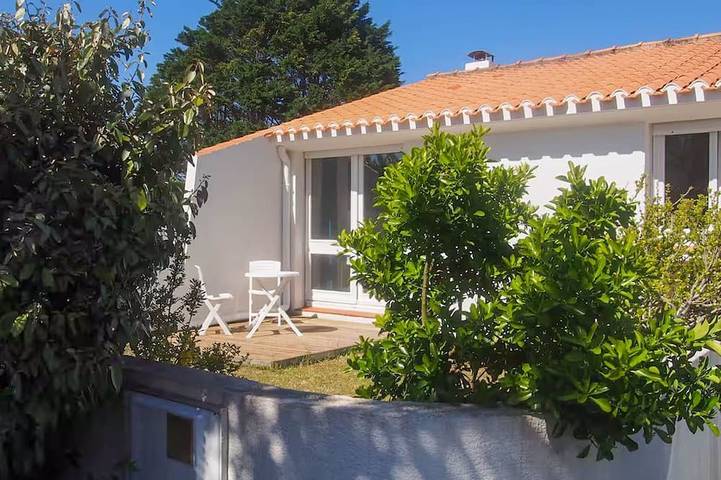 Gîte pour 4 personnes, avec Terrasse et Jardin à Saint-Hilaire-de-Riez