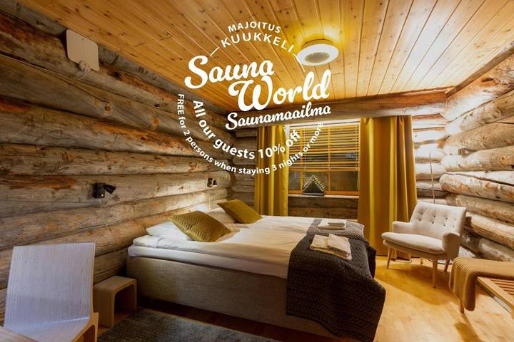 Maison d’hôte pour 2 personnes, avec sauna et terrasse en Finlande