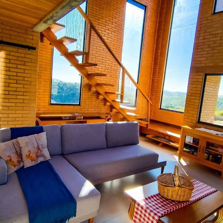 Casas e apartamentos de temporada para 8 pessoas, com terraço e jardim e ainda vista, com animais de estimação em Minas Gerais