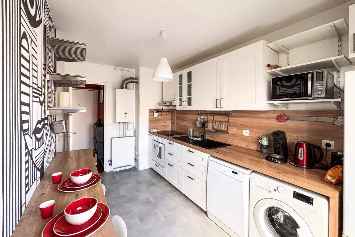 Entire apartment, Apartments for 4 Persons in Ivry-sur-Seine, Val-de-Marne