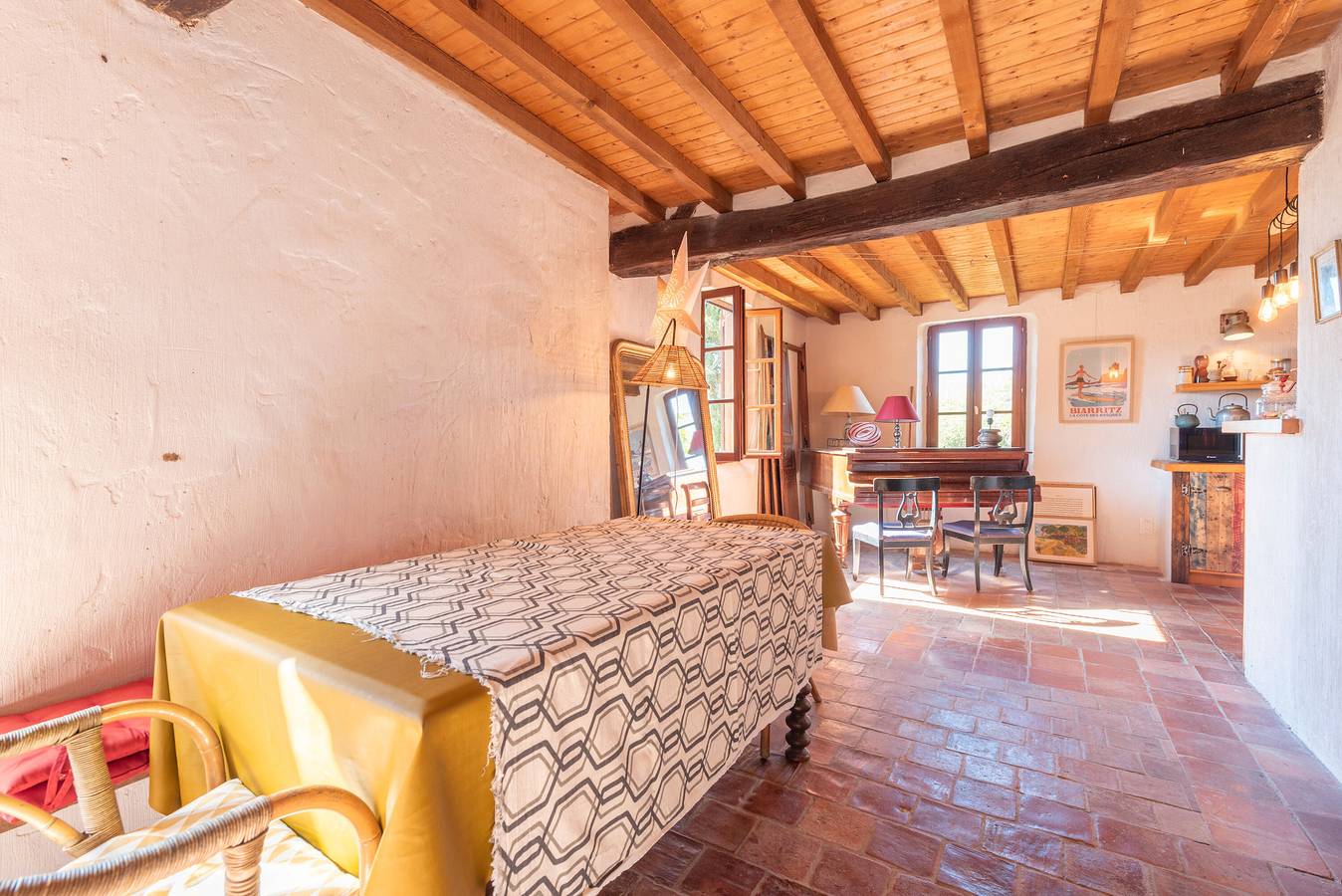 Ferienhaus 'La Toumet' mit Bergblick, privatem Pool und Wlan in Malabat, Gers