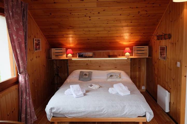 Chalet 4 * Triplex Sud Douillet Schornstein Balkone Gartenblick Gewächshaus Che Ruhe in Briançon, Serre Chevalier