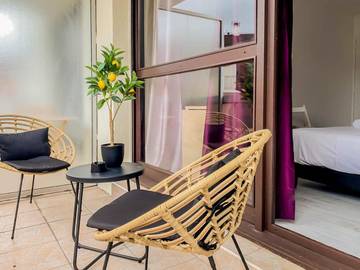 Gîte pour 2 personnes, avec balcon dans Gare d'Annecy