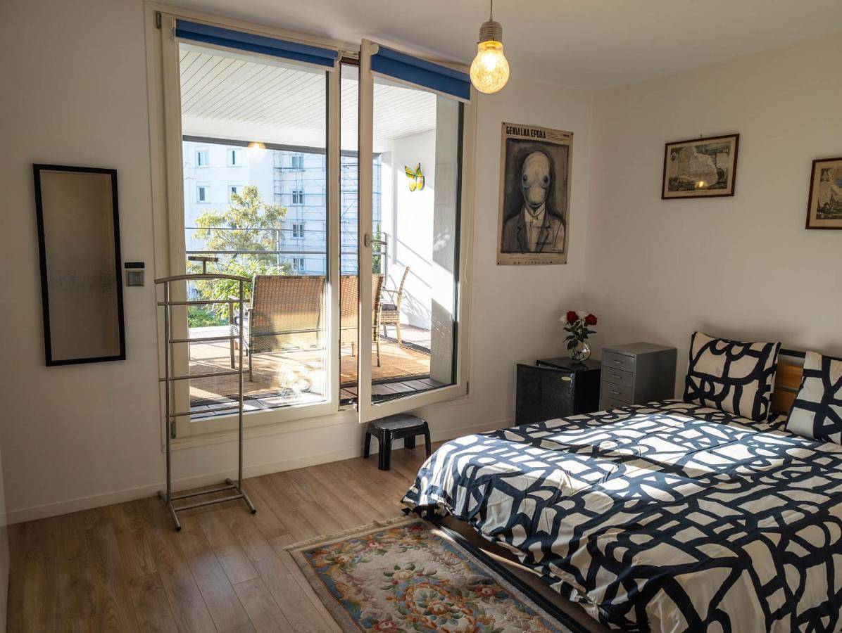 Double Room with Terrace in Boulogne-Billancourt, Hauts-de-Seine
