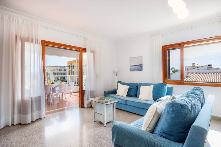 Ferienwohnung für 7 Personen, mit Balkon in Ses Salines - 3