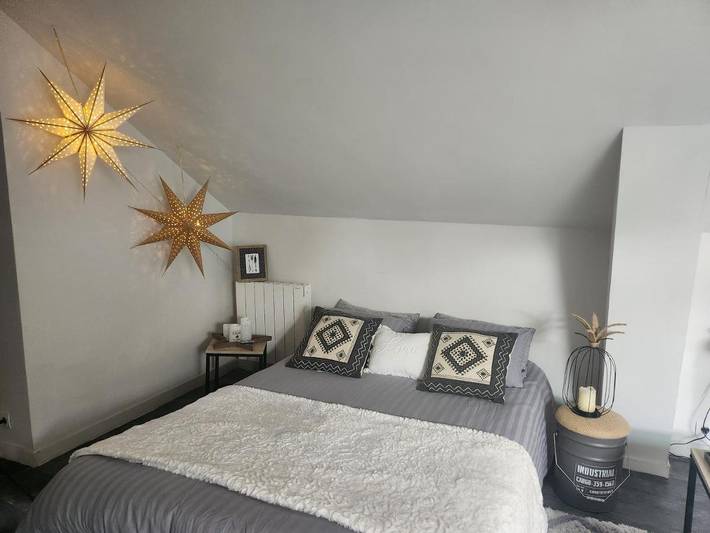 Gîte pour 4 personnes, avec vue ainsi que jardin et piscine, animaux acceptés à Quetteville - 3