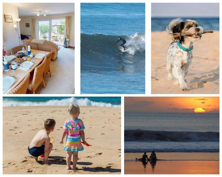 Holiday rental for 6 people, with garden in Croyde