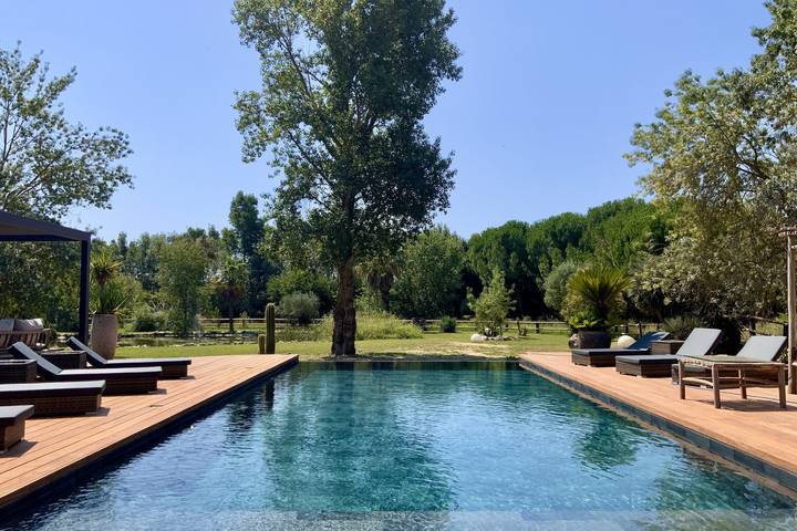 Le Jardin des Cambrettes – Villa, Pool & Tennis in Lattes, Mittelmeerküste (Frankreich)