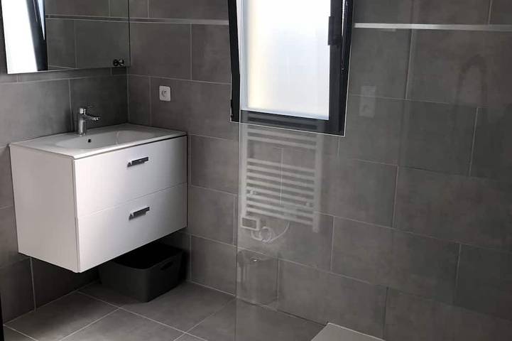 Appartement entier, T2 41 m² avec terrasse panoramique et parking privé in Corte, Parc naturel régional de Corse