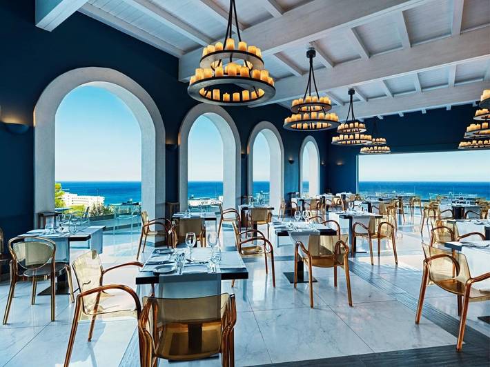 Hôtel pour 2 personnes, avec piscine et sauna ainsi que vue et jardin, animaux acceptés à Faliráki - 4