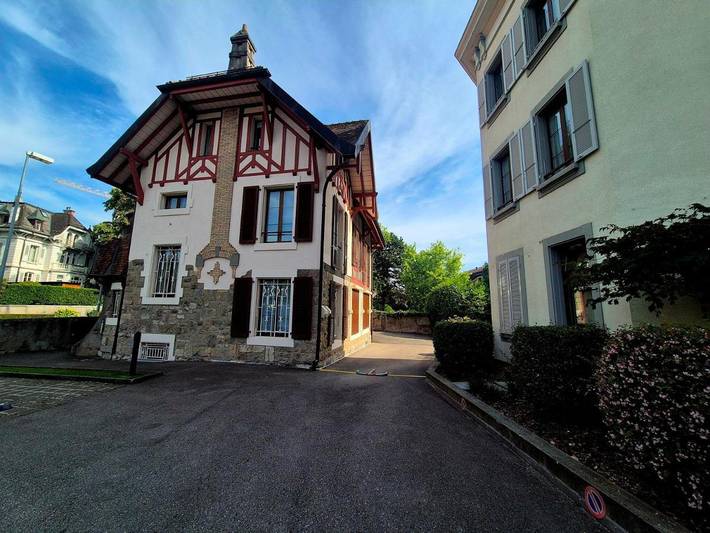 Gîte pour 4 personnes, avec Terrasse et Jardin ainsi que Vue sur le lac et Vue à La Tour-de-Peilz