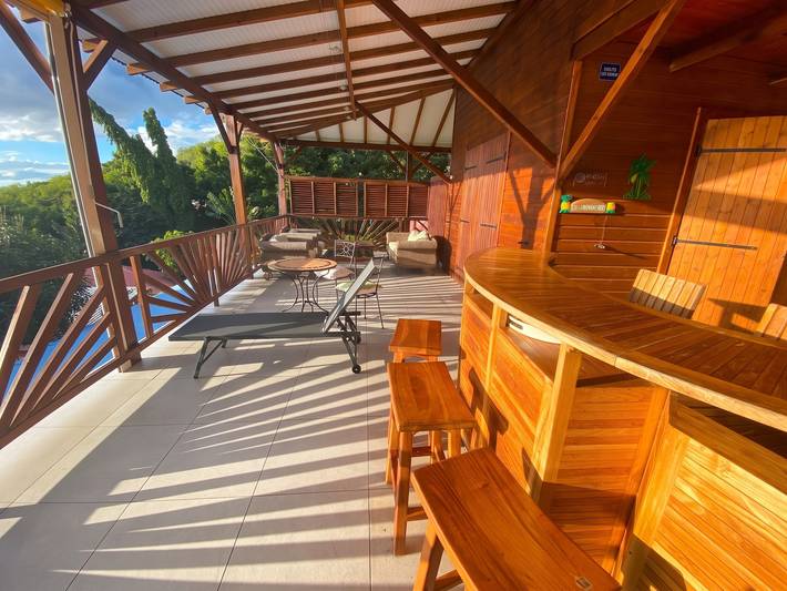 Villa panoramique à Pointe-Noire avec vue sur mer et piscine in Pointe-Noire, Guadeloupe