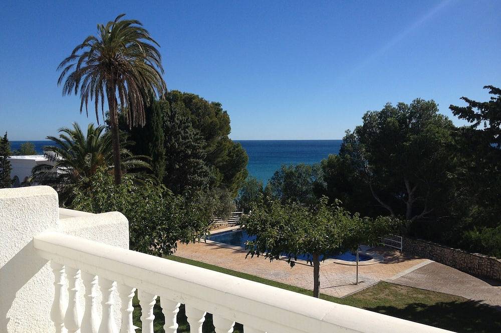 Miami Platja, Haus für 8 Personen in kleiner Residenz mit Meerblick und Pool in Miami Playa, Costa Dorada