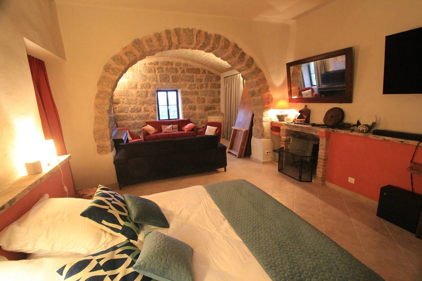 Habitación «A Nepita Double Deluxe Bañera», Wi-Fi y aire acondicionado in Sartène, Distrito de Sartène