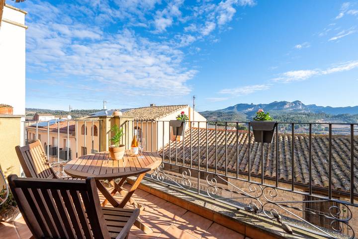Maison de campagne pour 6 personnes, avec balcon, animaux acceptés dans Terra Alta