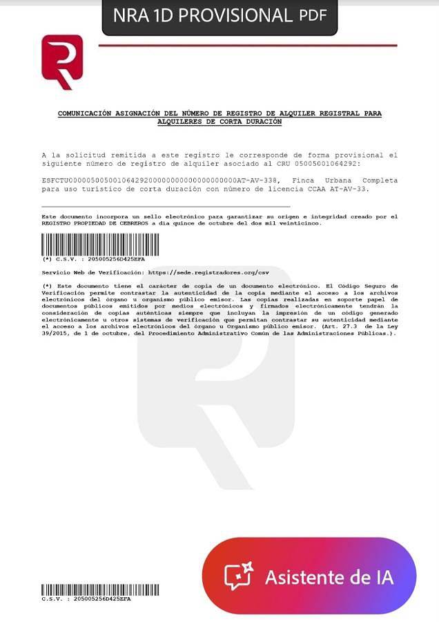 Gîte pour 4 personnes, avec balcon et vue à La Adrada - 2