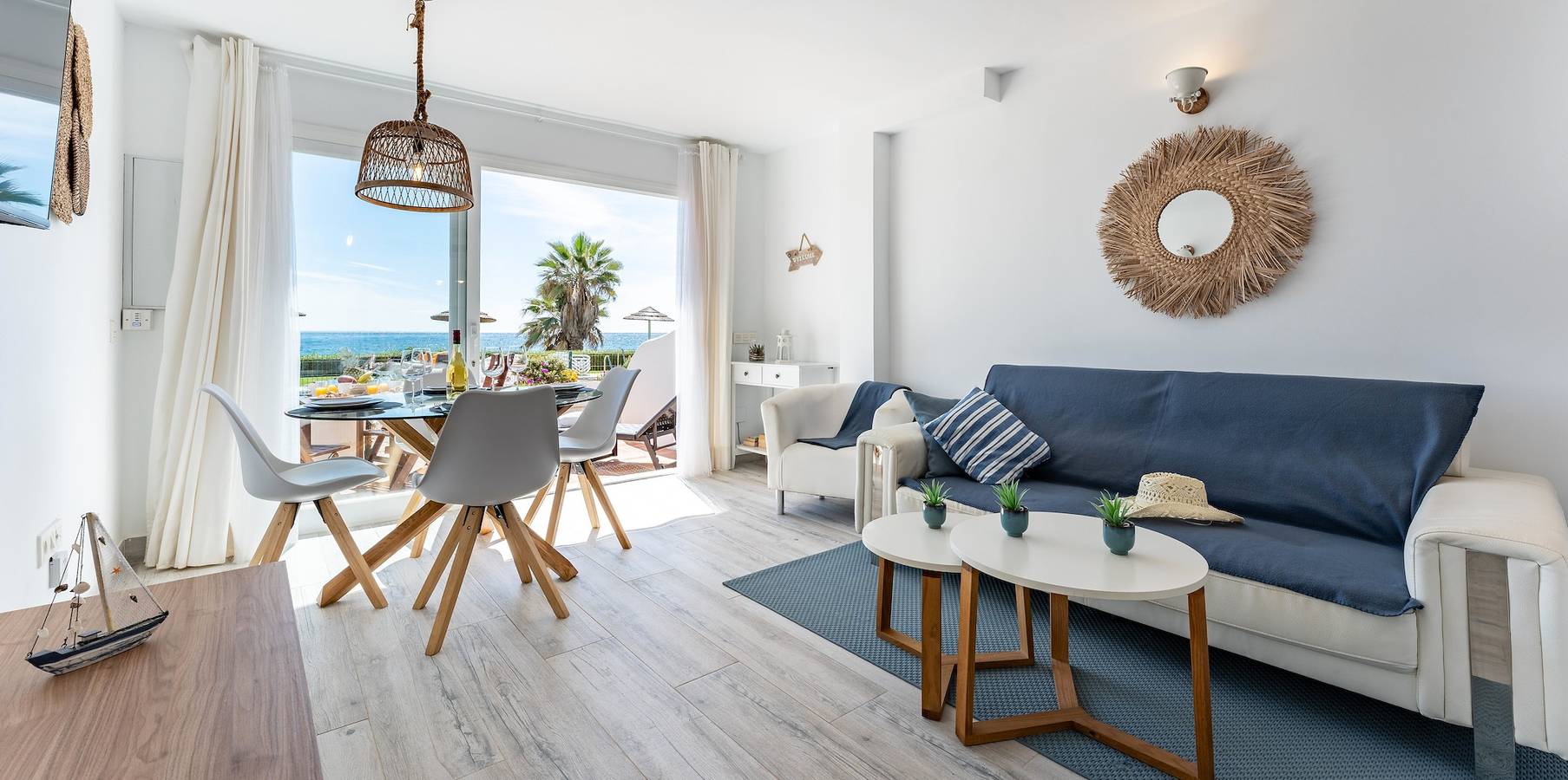 Feriehus for 6 personer med hage in La Cala de Mijas, Mijas