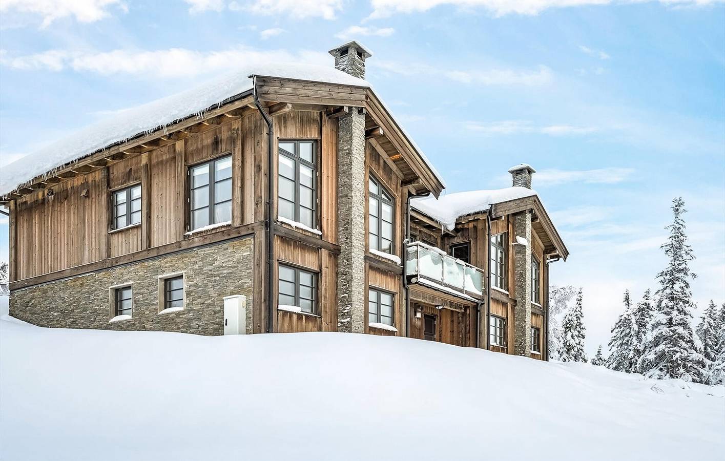 Feriehus for 15 personer med terrasse in Norefjell, Krødsherad 