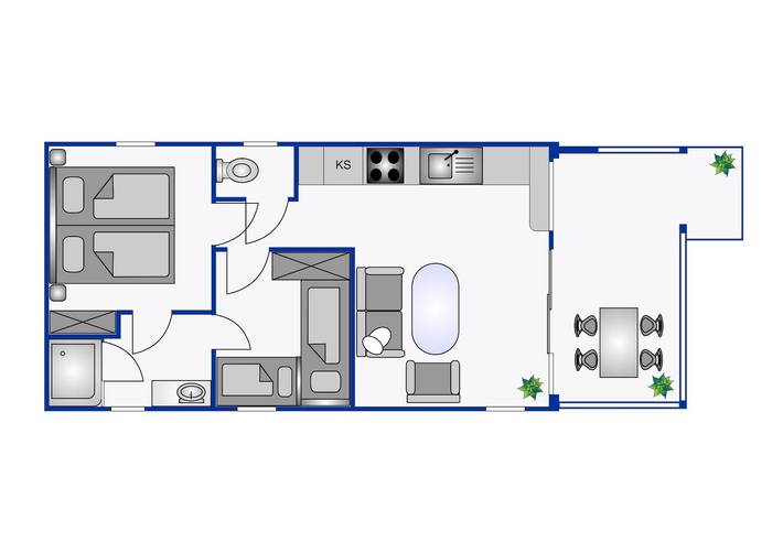 Ferienhaus für 4 Personen, mit Terrasse in Scharbeutz - 4