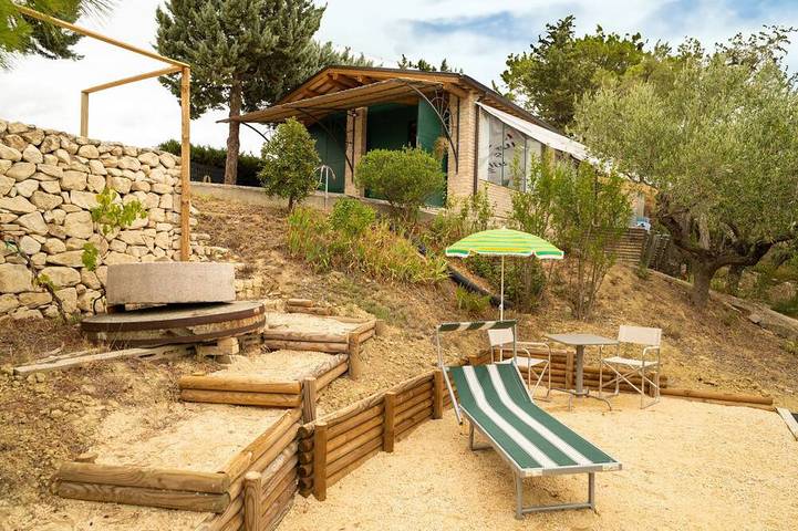 Maison de vacances pour 4 personnes, avec terrasse ainsi que jacuzzi et piscine, animaux acceptés - 1