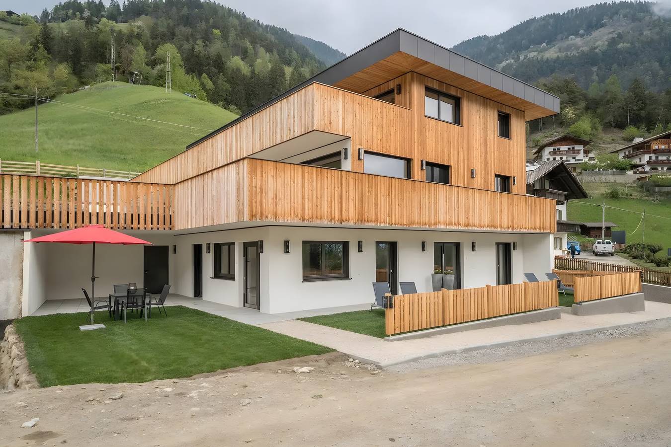 Ganze Wohnung, Apartment 'Naturapartments Alpreid Eiche' mit Bergblick, Gemeinschaftspool und Wlan in St. Pankraz, Ortleralpen