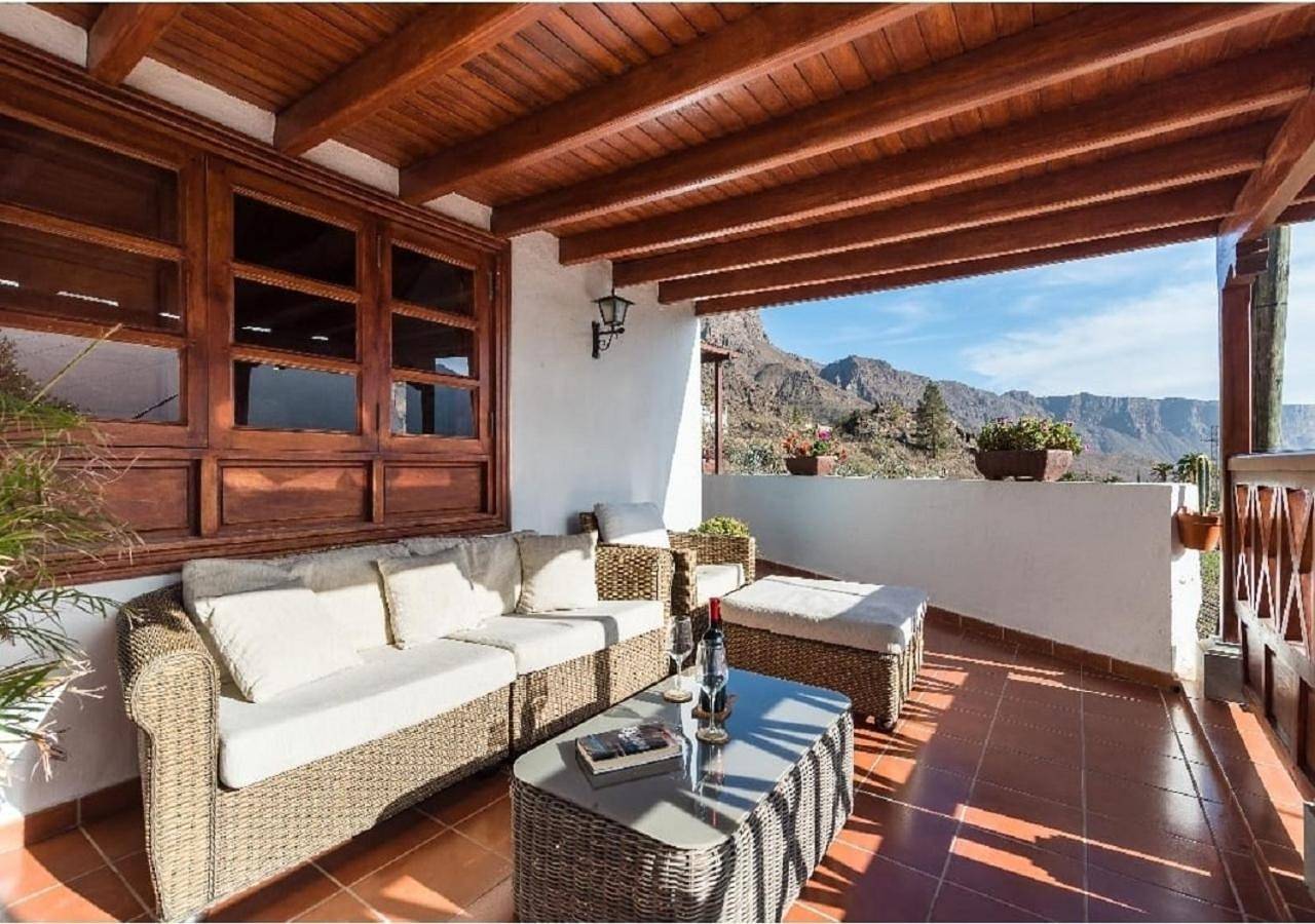 Casa Agustín Pool 27 ºc in Fataga, San Bartolomé de Tirajana