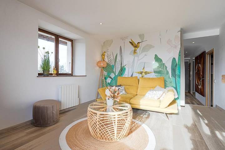 Gîte pour 4 personnes, avec vue et balcon à Contamine-sur-Arve