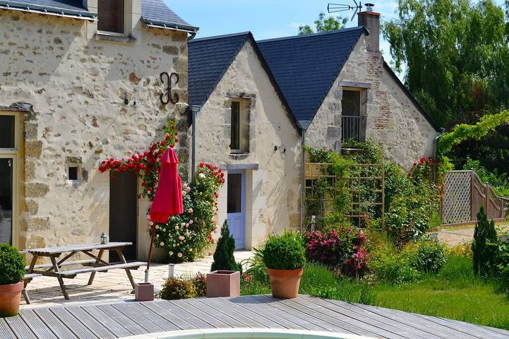 Gîte pour 10 personnes, avec Terrasse et Jardin