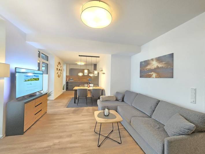 Ferienwohnung für 4 Personen, mit Terrasse und Garten sowie Sauna in Norden, Norden-Norddeich
