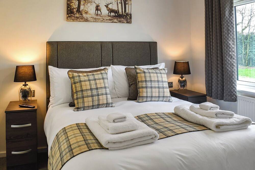 Escape to this ground-floor holiday lodge in Masham. in Masham, Nidderdale AONB