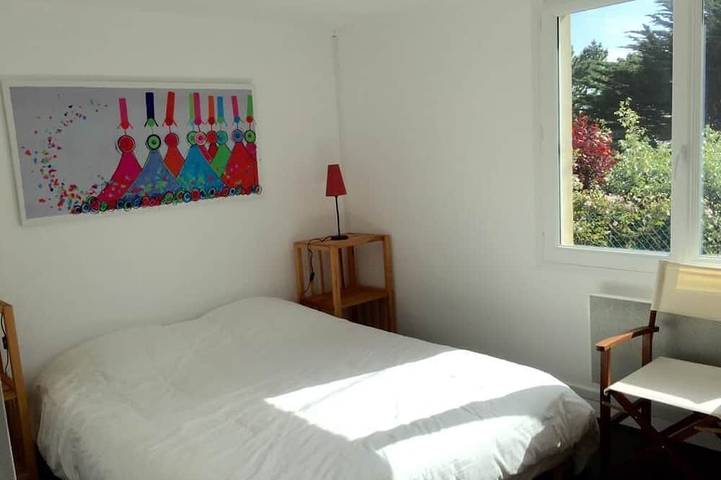 100 m Plage du Portzic Morgat Maison 4 Personnes 2 Chambres Jardin in Crozon, Iroise