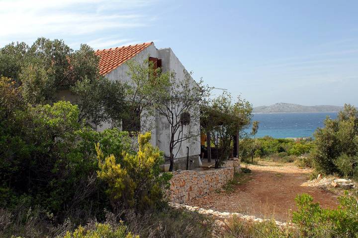2-Zimmer-Haus mit Terrasse und Meerblick Bucht Zuborovica, Pasman K-322 in Pasman Stadt, Pasman