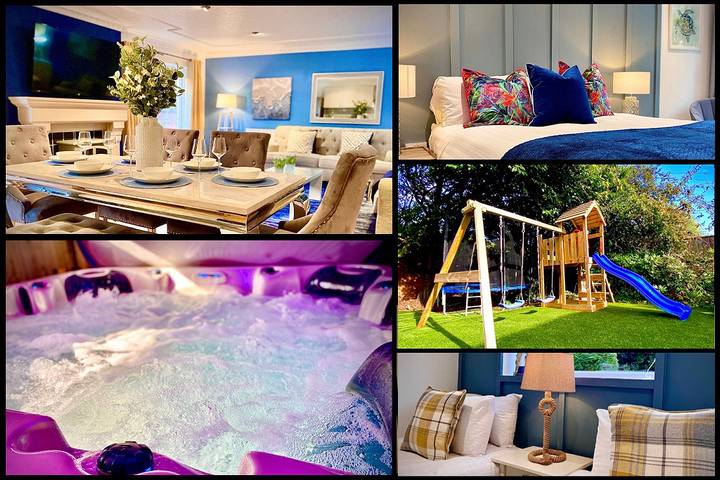Holiday apartment for 5 people, with Hot tub and Terrace as well as Garden in Lytham St Annes