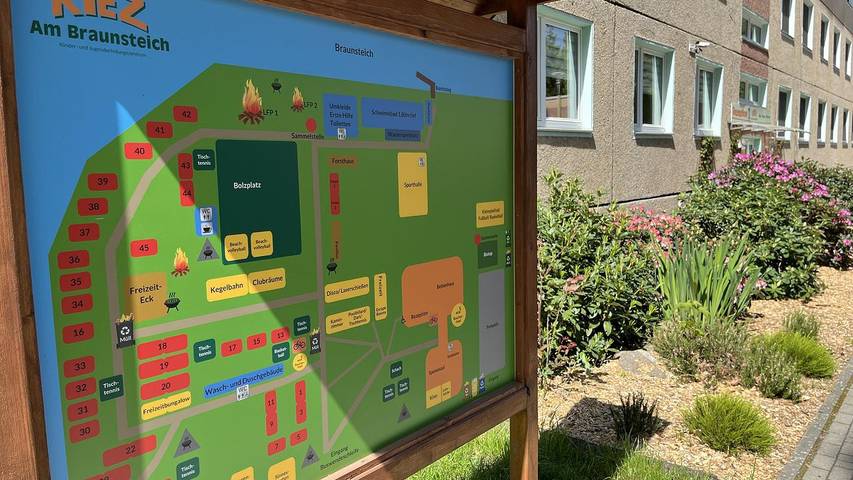 Hütte für 6 Personen, mit Terrasse und Pool in der Lausitz - 4