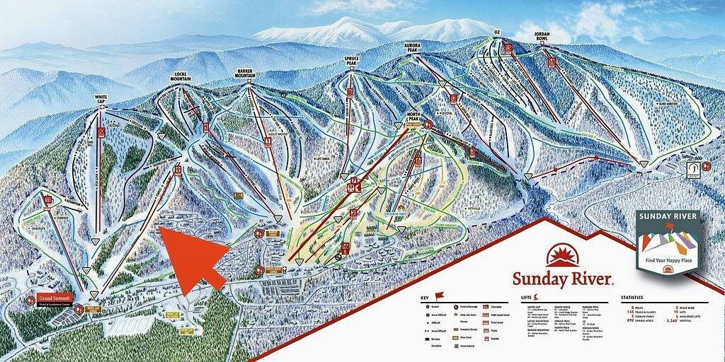 Ganze Wohnung, Sunday River Ski In Ski Out Locke Berg Wohnung Pool / Whirlpool in Newry, Sunday River