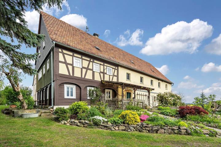 Ferienwohnung für 3 Personen, mit Garten in Sachsen