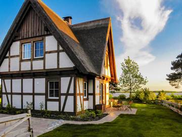 Ferienhaus für 6 Personen, mit Seeblick und Sauna sowie Garten, kinderfreundlich in Rankwitz