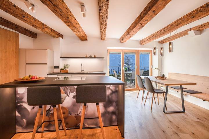 Hel lägenhet, Brantenhof Design Apartment "Pomum" with Shared Garden, Sauna, Balcony & Wi-Fi in Penon, Cortaccia sulla Strada del Vino