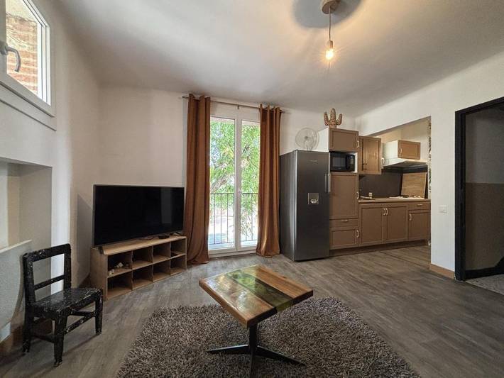 Location de vacances pour 2 personnes, avec balcon et vue à Ortaffa