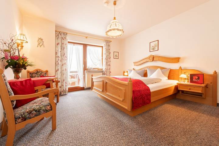 Pension für 2 Personen, mit Balkon und Garten in Oberstdorf