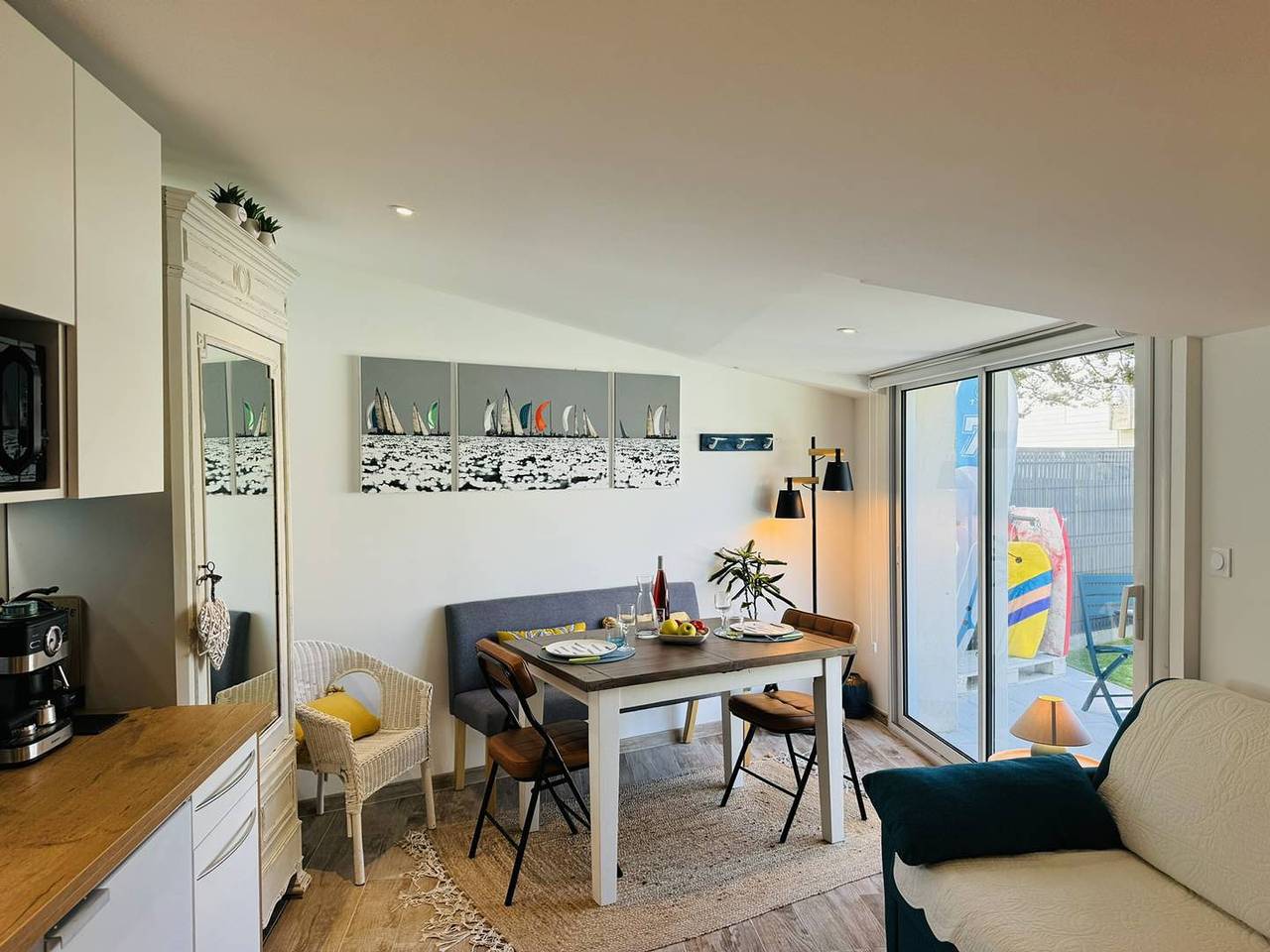 Estudio entero, Ty Cool 3*, jardin 200m carré, 50m plage, wifi in Penthièvre, Saint-Pierre-Quiberon