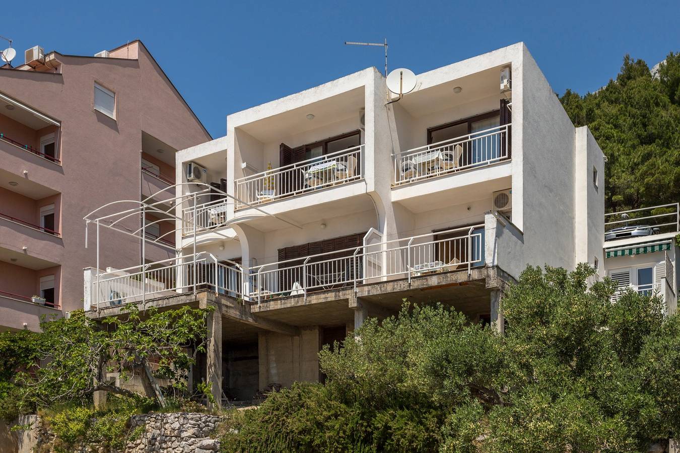 Ganze Wohnung, Studio Appartement mit Balkon und Meerblick Baska Voda, Makarska As-301-d in Baska Voda, Makarska Riviera