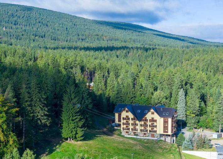 Ośrodek wypoczynkowy dla 7 osób, z ogród i sauna oraz widok, zwierzęta dozwolone w Szklarska Poręba