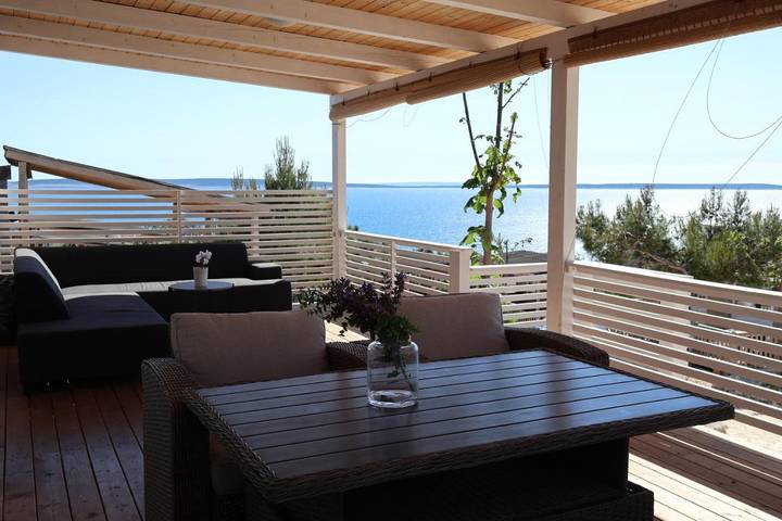 Camping für 4 Personen, mit Ausblick und Terrasse auf Pag - 2