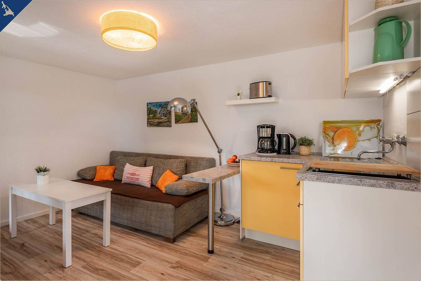 Ganze Wohnung, Moderner Bungalow in Lütow am Achterwasser mit Terrasse und Stegzugang in Lütow, Usedomer Norden