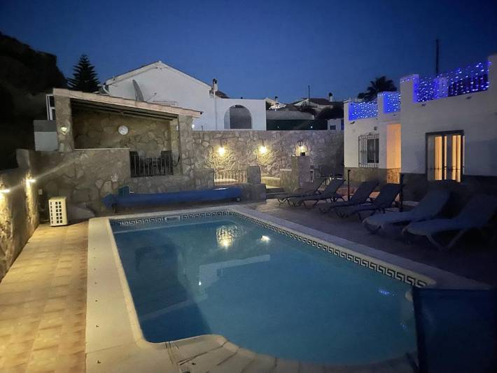 Chalet para 6 personas, con jardín además de piscina y vistas en Provincia de Almería