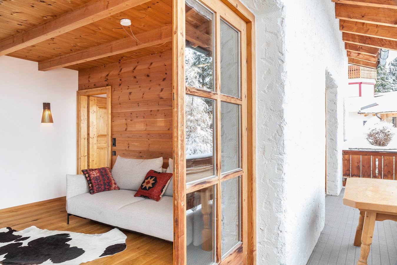Ganze Wohnung, Ferienwohnung 'Chalet Flocke - Murmeltier' mit Bergblick, Balkon und Wlan in Lechtaler Alpen, Sankt Anton am Arlberg