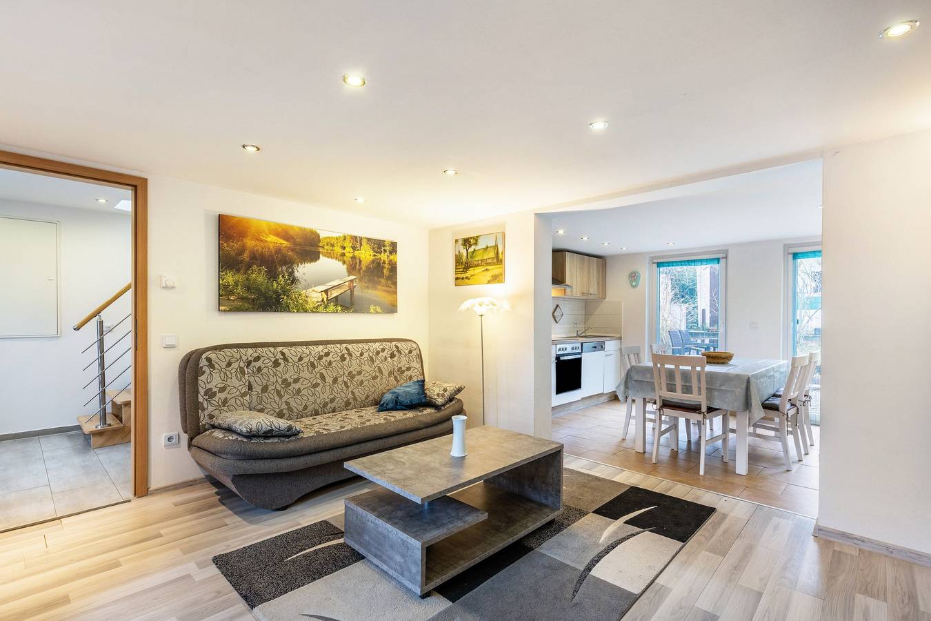 Appartement entier, Maison de vacances 'Am Reiterhof' avec terrasse privée, jardin privé et Wi-Fi in Densow, Templin