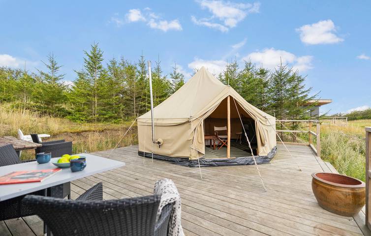 Feriehus for 4 personer, med Terrasse og Hage i Danmark