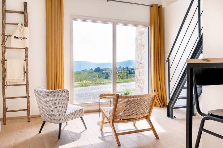 Gîte pour 2 personnes, avec jardin à Régnié-Durette